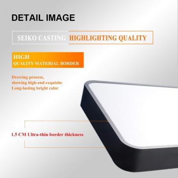 Buy Led Ceiling Panel Light 120x30cm 60w Black Body Suspended
